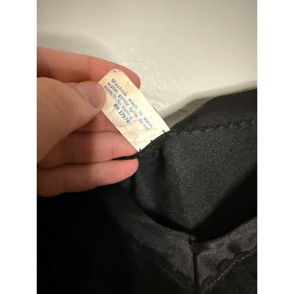 Vintage Richform 80s/90s black silky nightgown slip dress - Picture 3 of 6